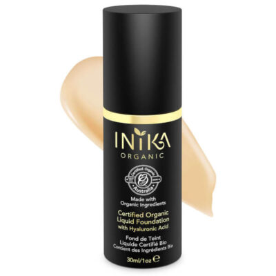 INIKA Certified Organic Liquid Mineral Foundation (Various Colors)