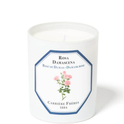 Carrière Frères Scented Candle Damask Rose – Rosa Damascena – 185 g