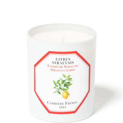 Carrière Frères Scented Candle Siracusa Lemon – Citrus Syracusis – 185 g