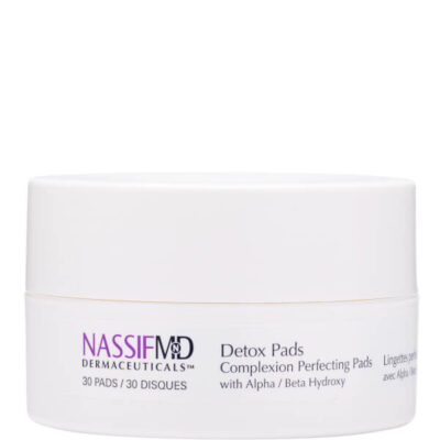 NassifMD Dermaceuticals Original Complexion Perfecting Exfoliating and Detoxification Treatment Pads 30ct