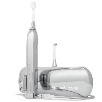 Supersmile Zina45 Sonic Pulse Toothbrush – Silver Chrome