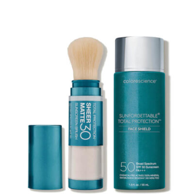 Colorescience Sunforgettable Face Shield and Brush-On Duo – Worth $111 (Various Shades)